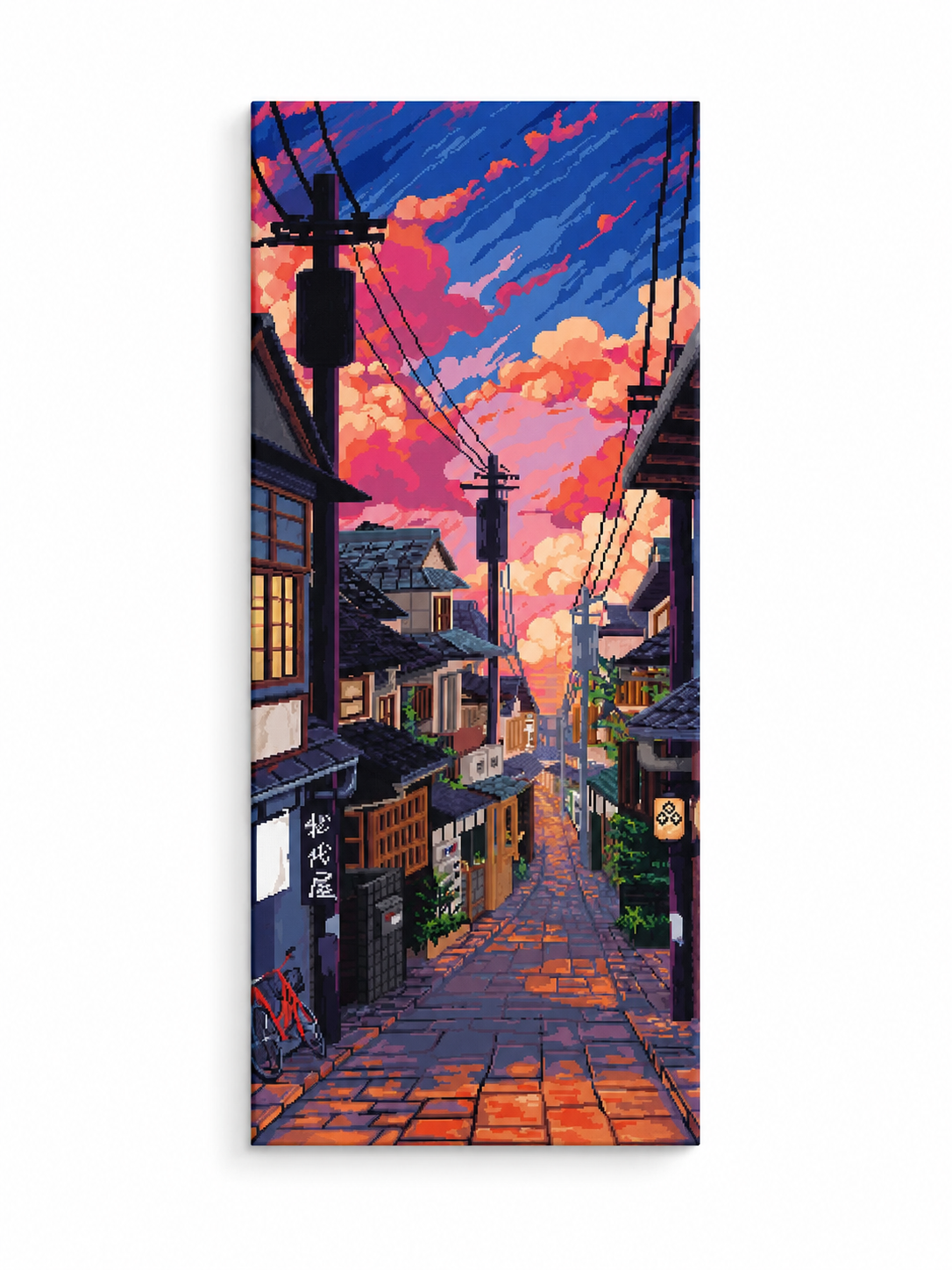 Pixel art Kyoto Street
